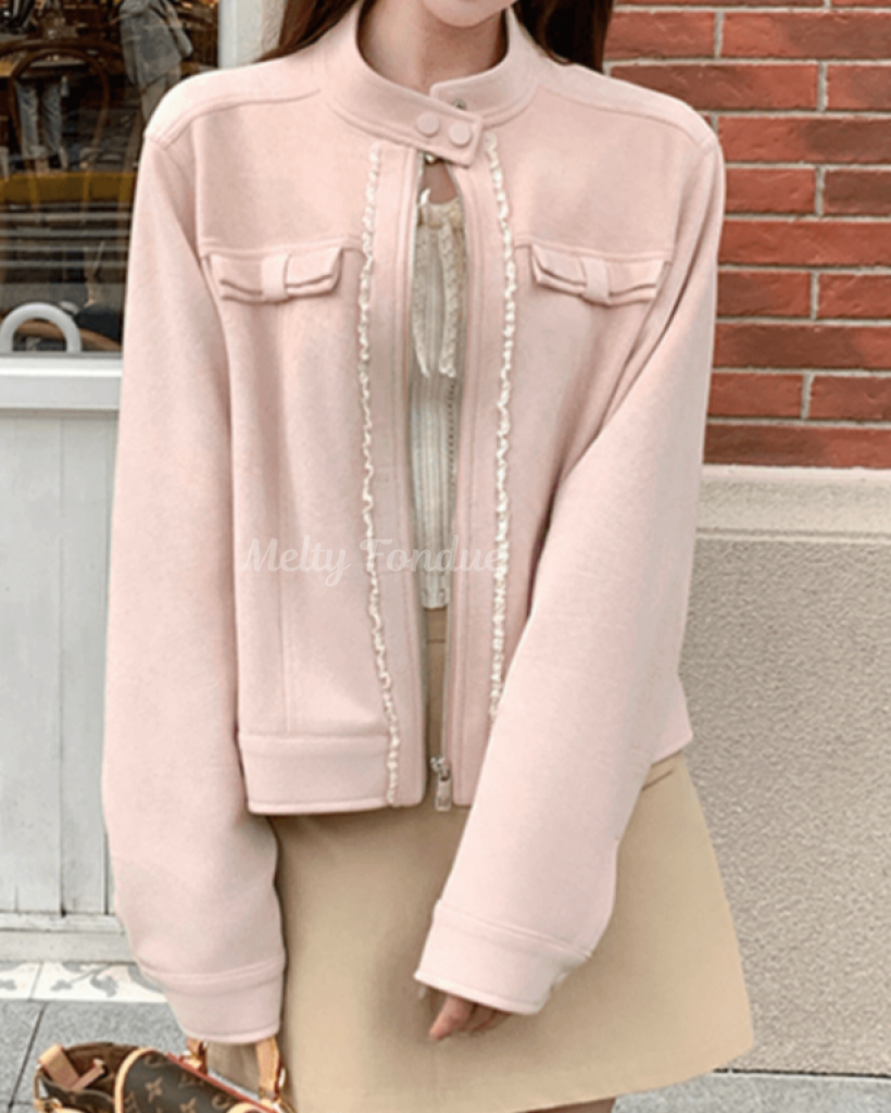 ふんわり綿あめのロマンティックジャケット