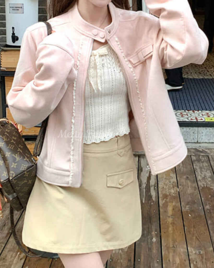 ふんわり綿あめのロマンティックジャケット