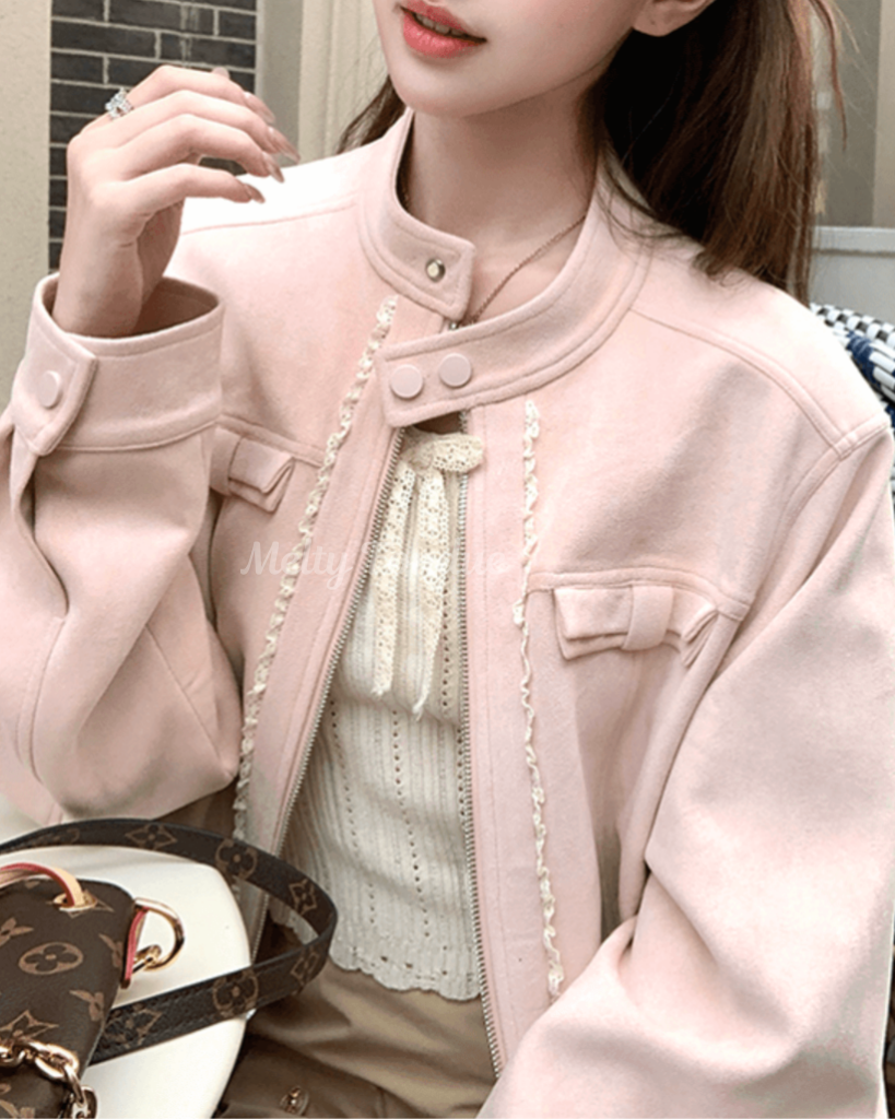 ふんわり綿あめのロマンティックジャケット