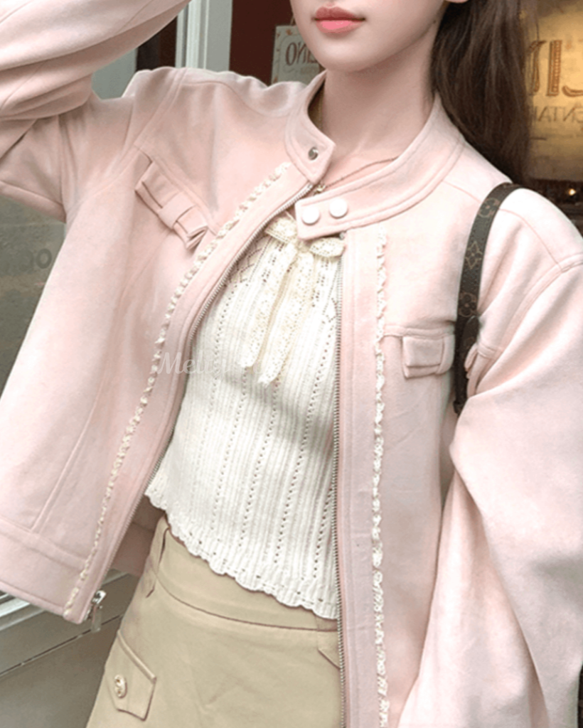 ふんわり綿あめのロマンティックジャケット