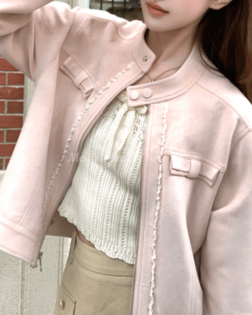 ふんわり綿あめのロマンティックジャケット