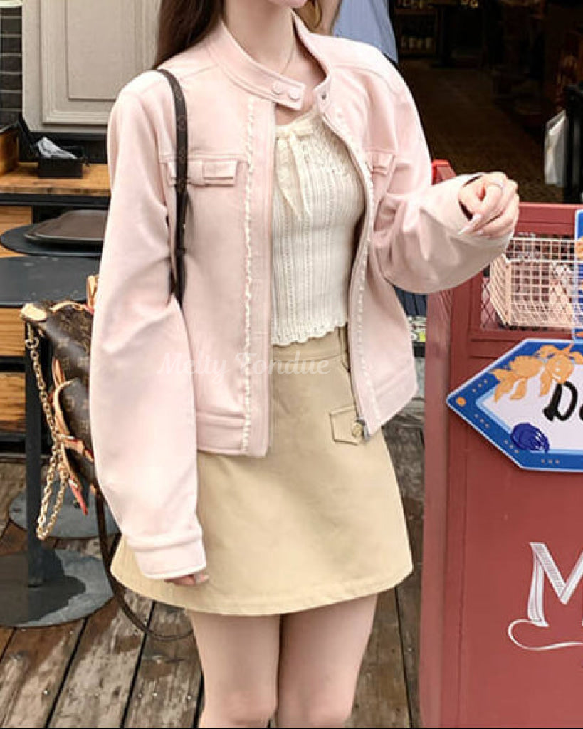 ふんわり綿あめのロマンティックジャケット