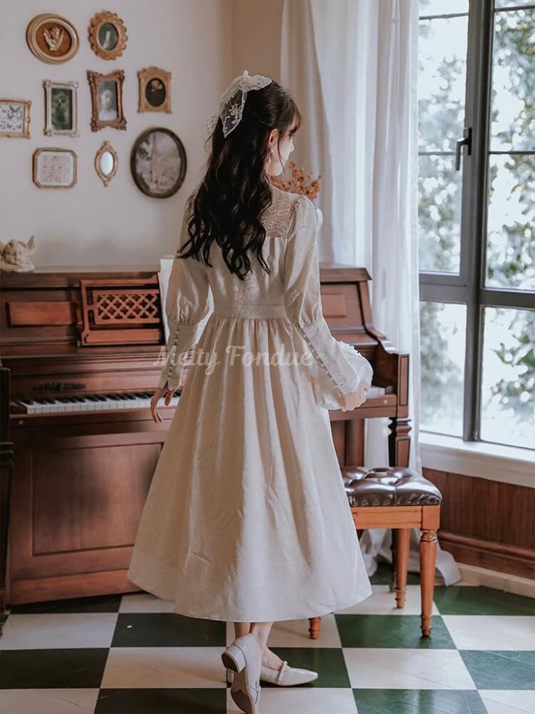 白百合のプリンセスワンピース