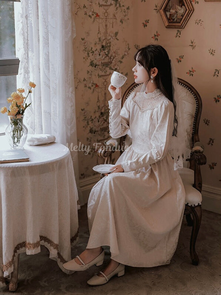 白百合のプリンセスワンピース