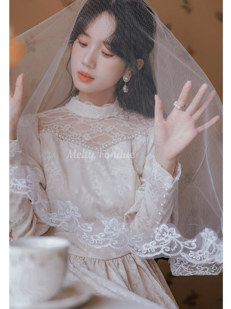 白百合のプリンセスワンピース