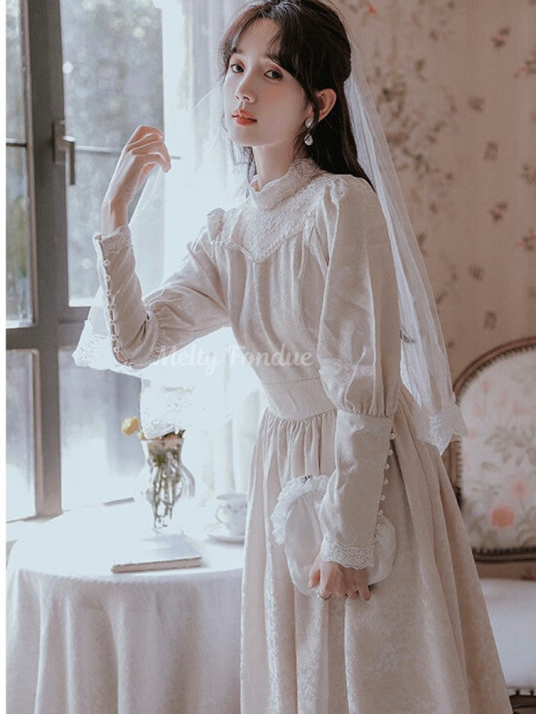 白百合のプリンセスワンピース