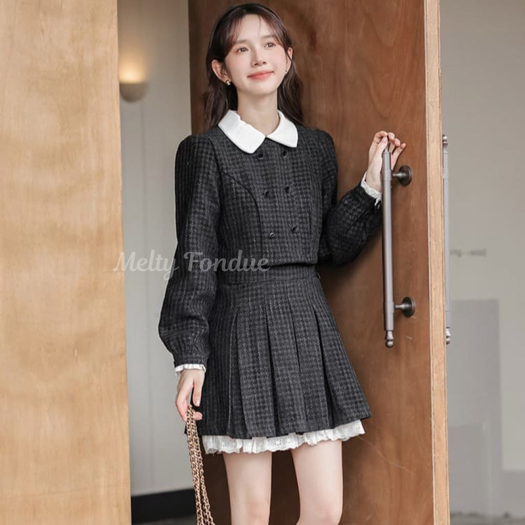 公式】【上品にときめく】黒猫と内緒話ワンピース - プリンセス