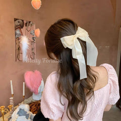 公式】【ふんわり透明感】上品プリンセスのリボンバレッタ -プリンセス