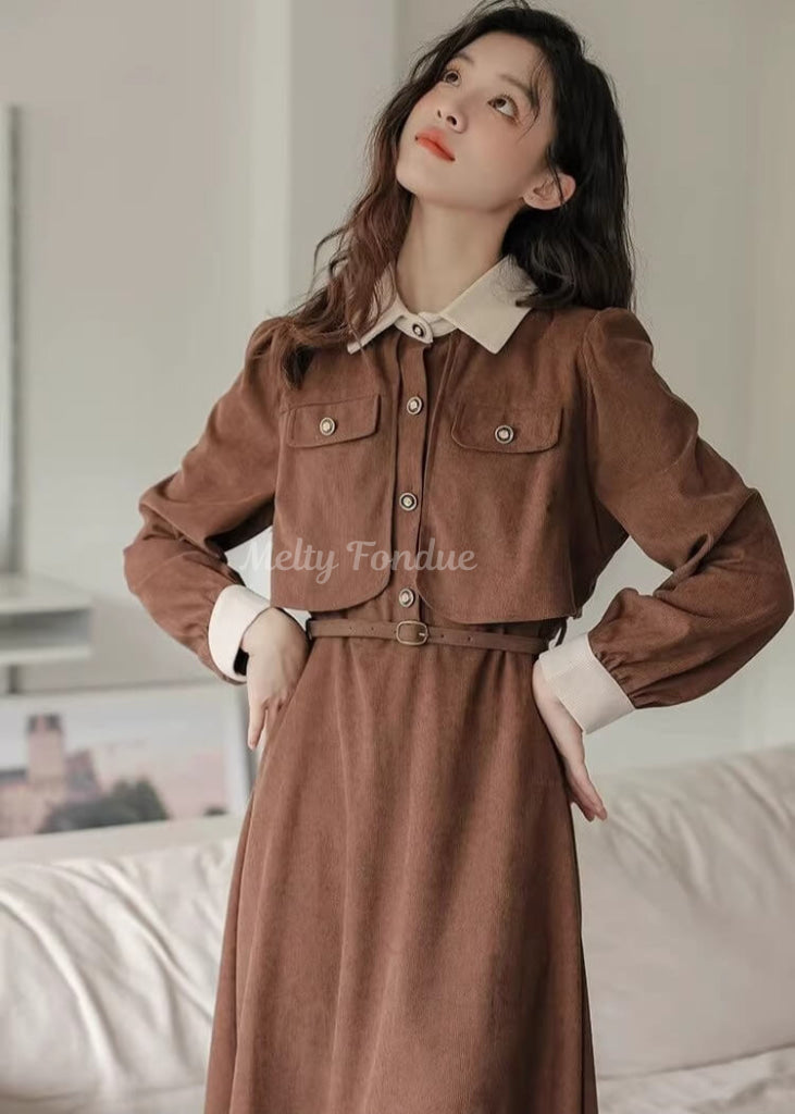 小さな王宮の午後ワンピース（全2色）