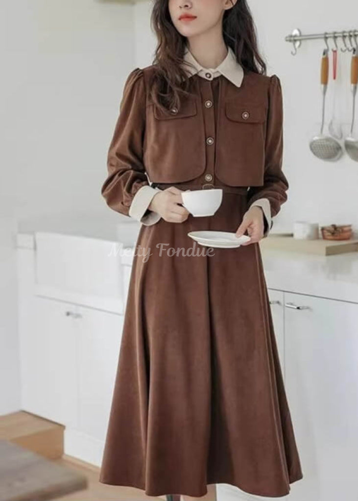 小さな王宮の午後ワンピース（全2色）