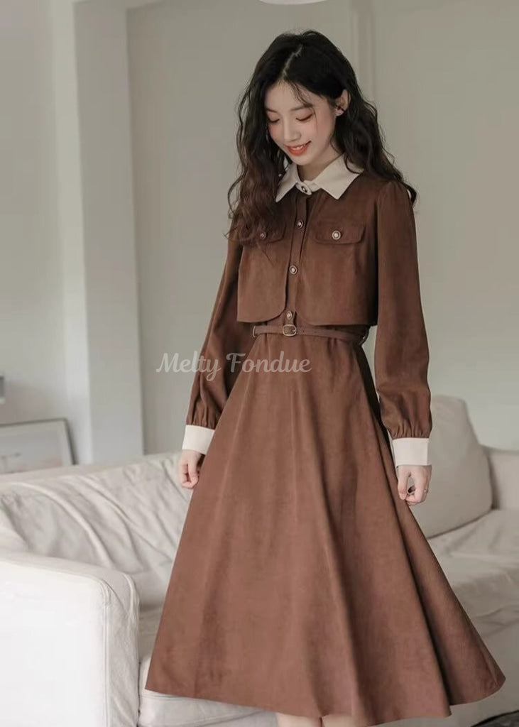 小さな王宮の午後ワンピース（全2色）