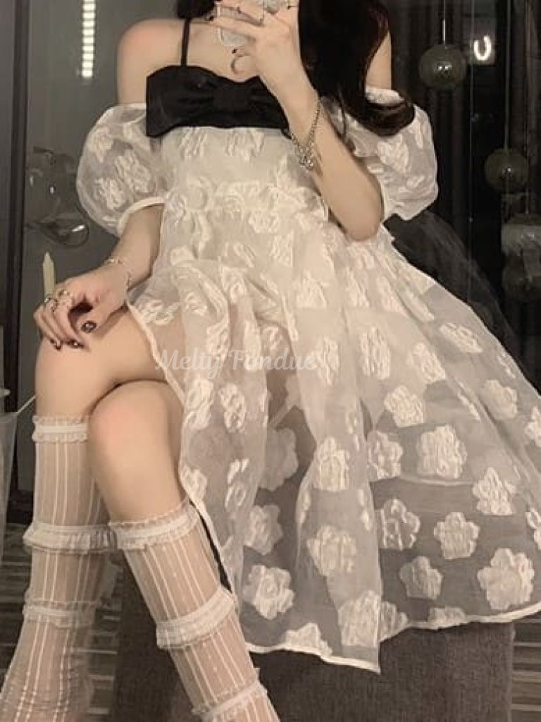 舞い降りるお花の妖精ワンピース