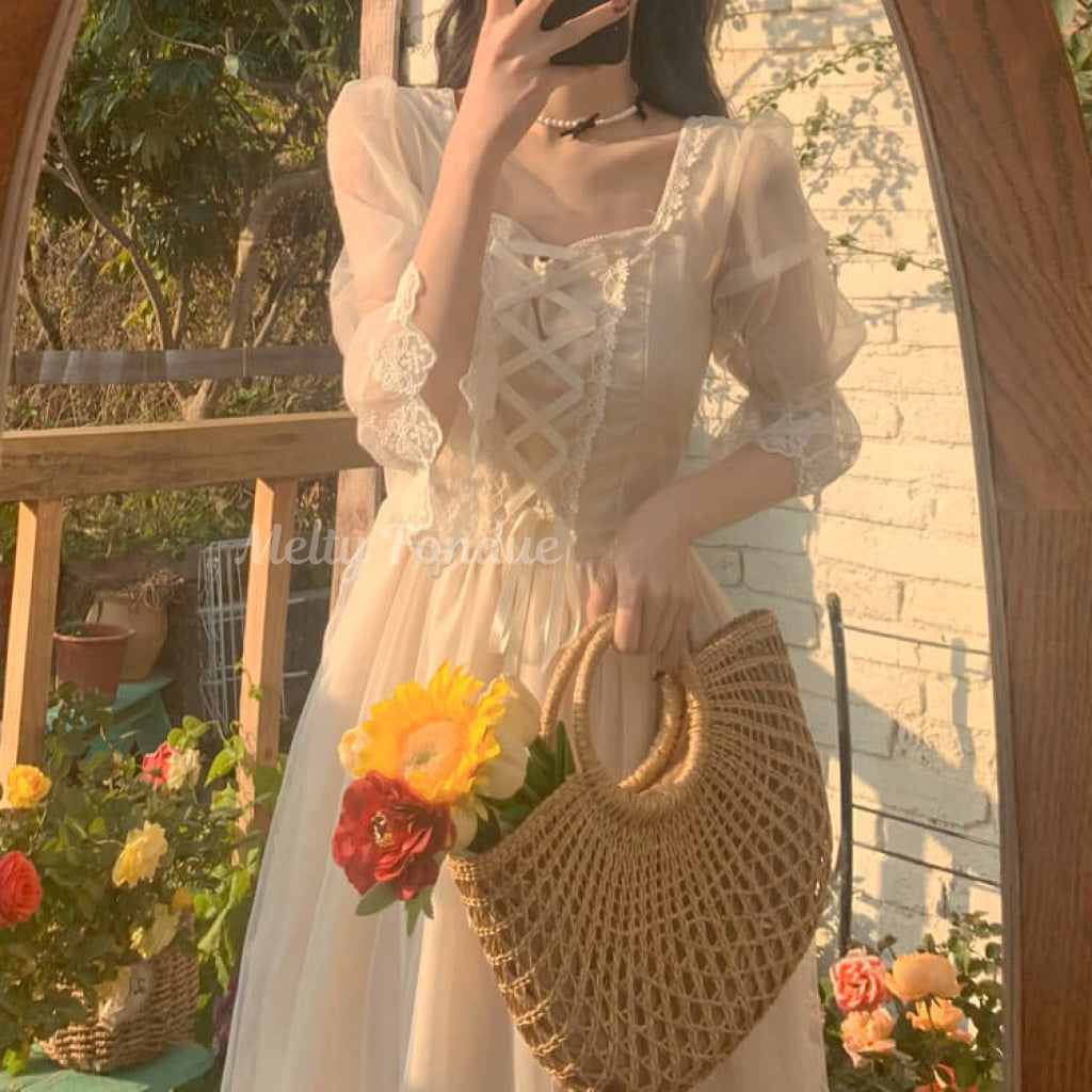 おとぎ話のプリンセスワンピース