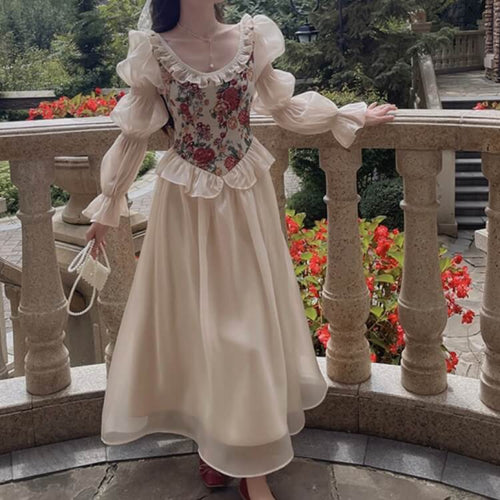 硝子の城のお姫様ワンピース