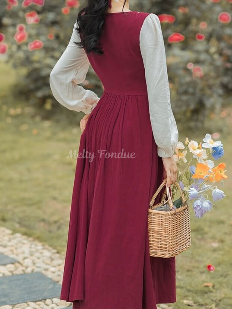 花を掲げておとぎ話ワンピース