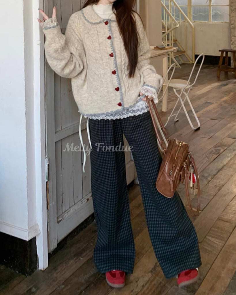 ハートの贈り物カーディガン