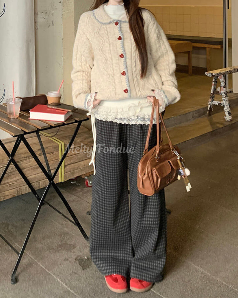 ハートの贈り物カーディガン