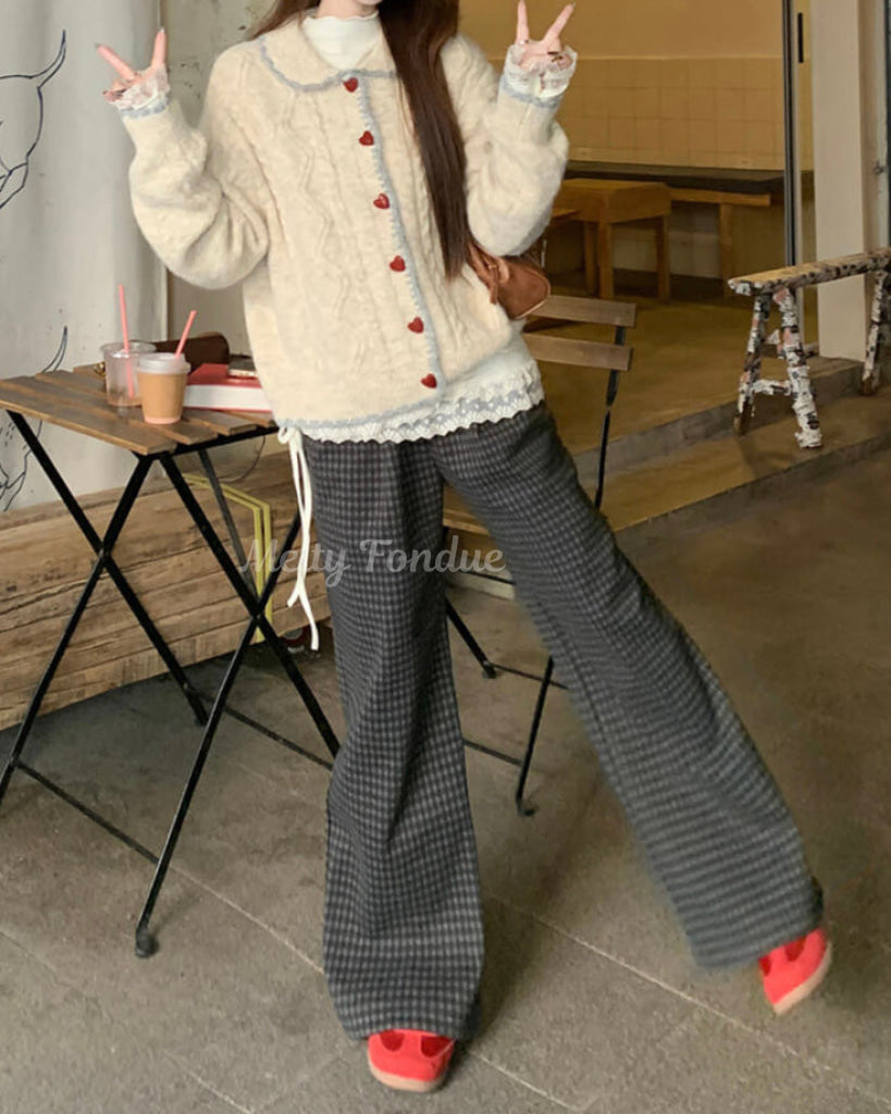 ハートの贈り物カーディガン