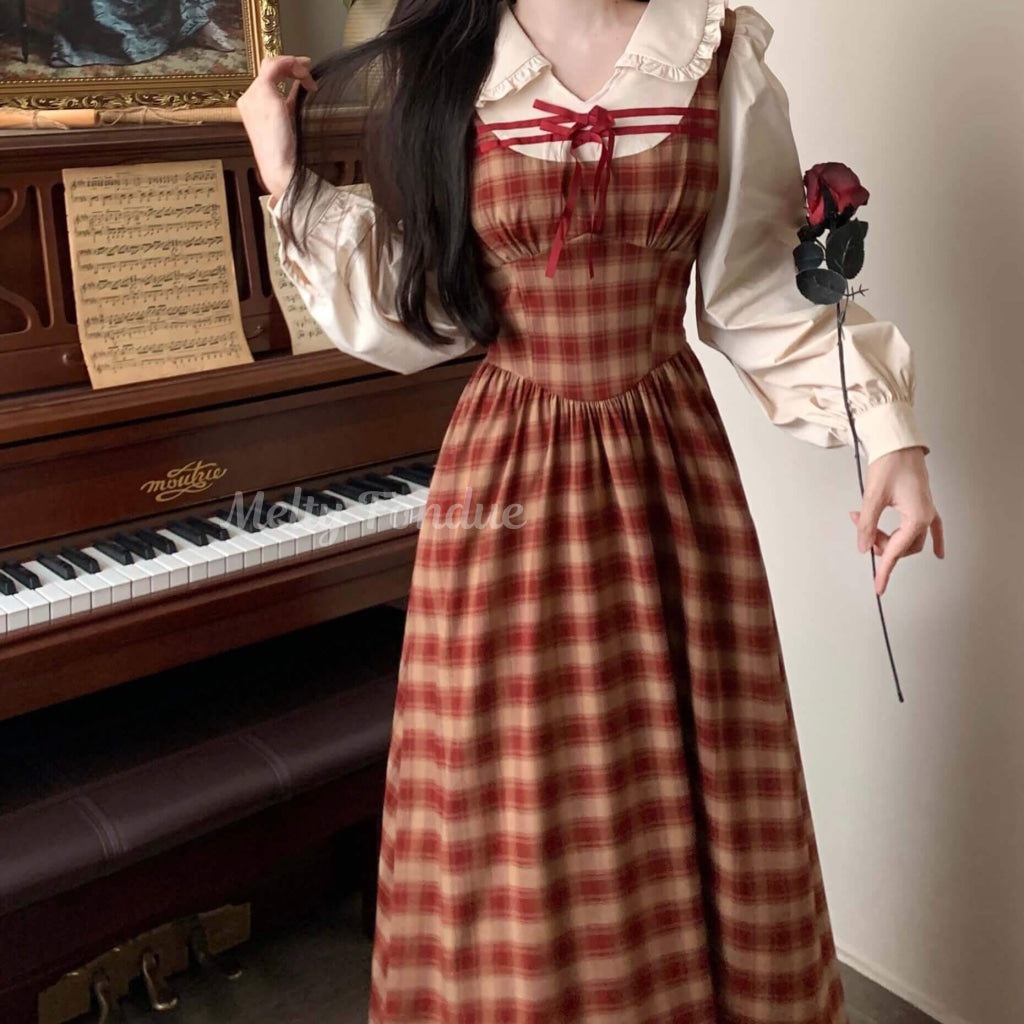 赤薔薇に立てる誓いワンピース