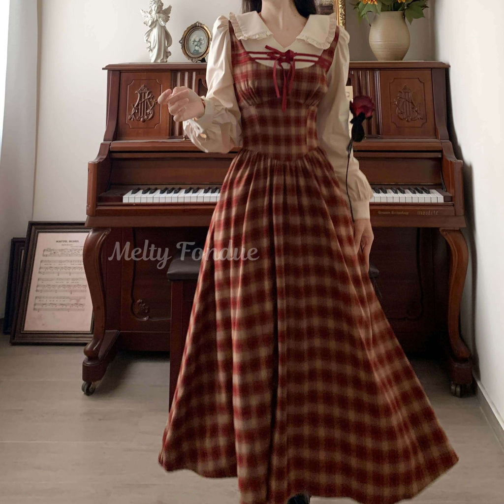 赤薔薇に立てる誓いワンピース