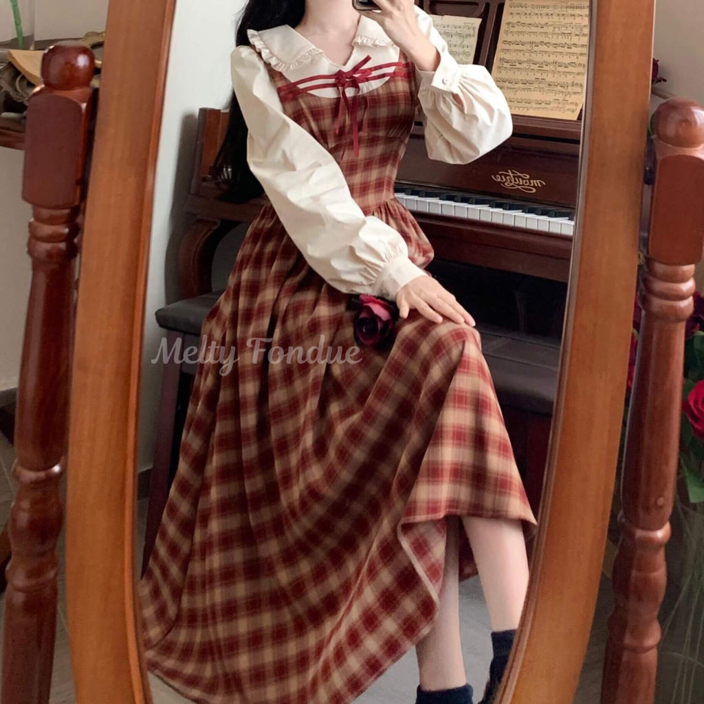 赤薔薇に立てる誓いワンピース