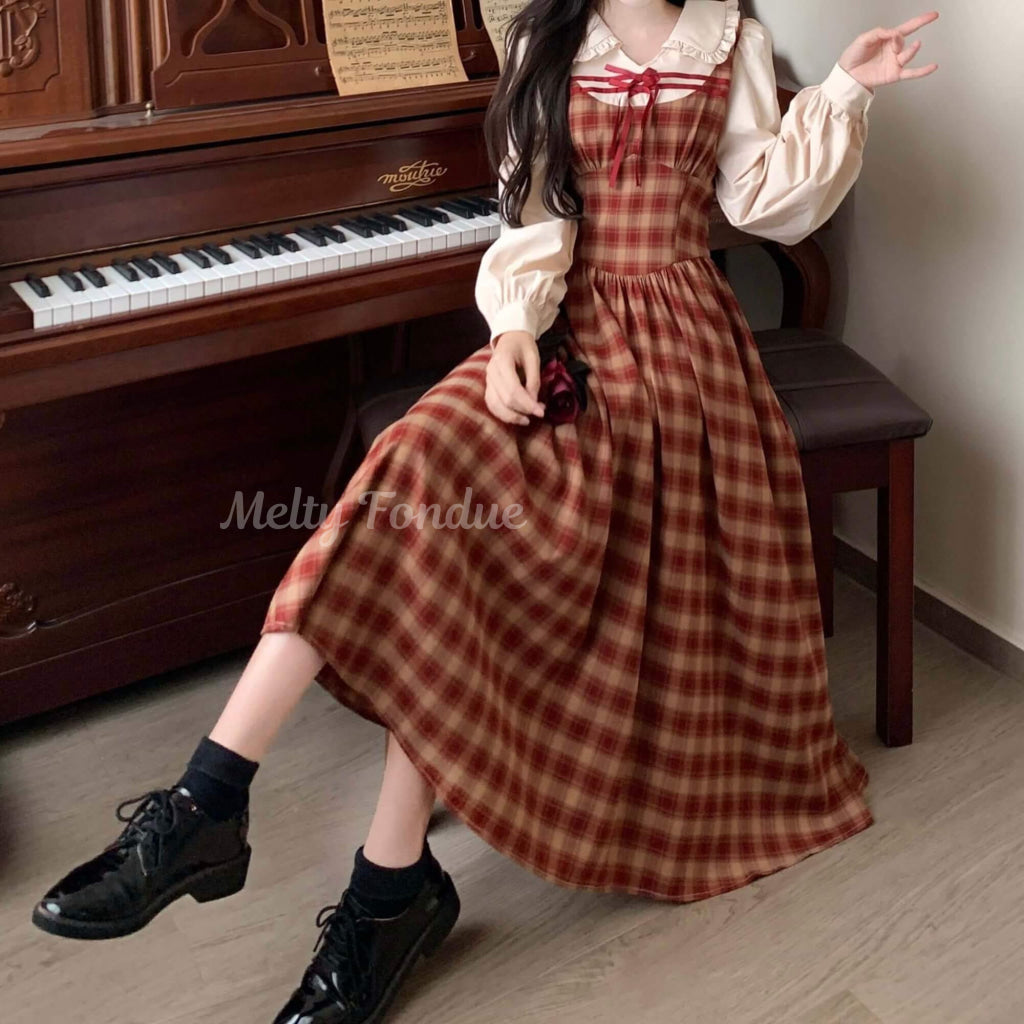 赤薔薇に立てる誓いワンピース