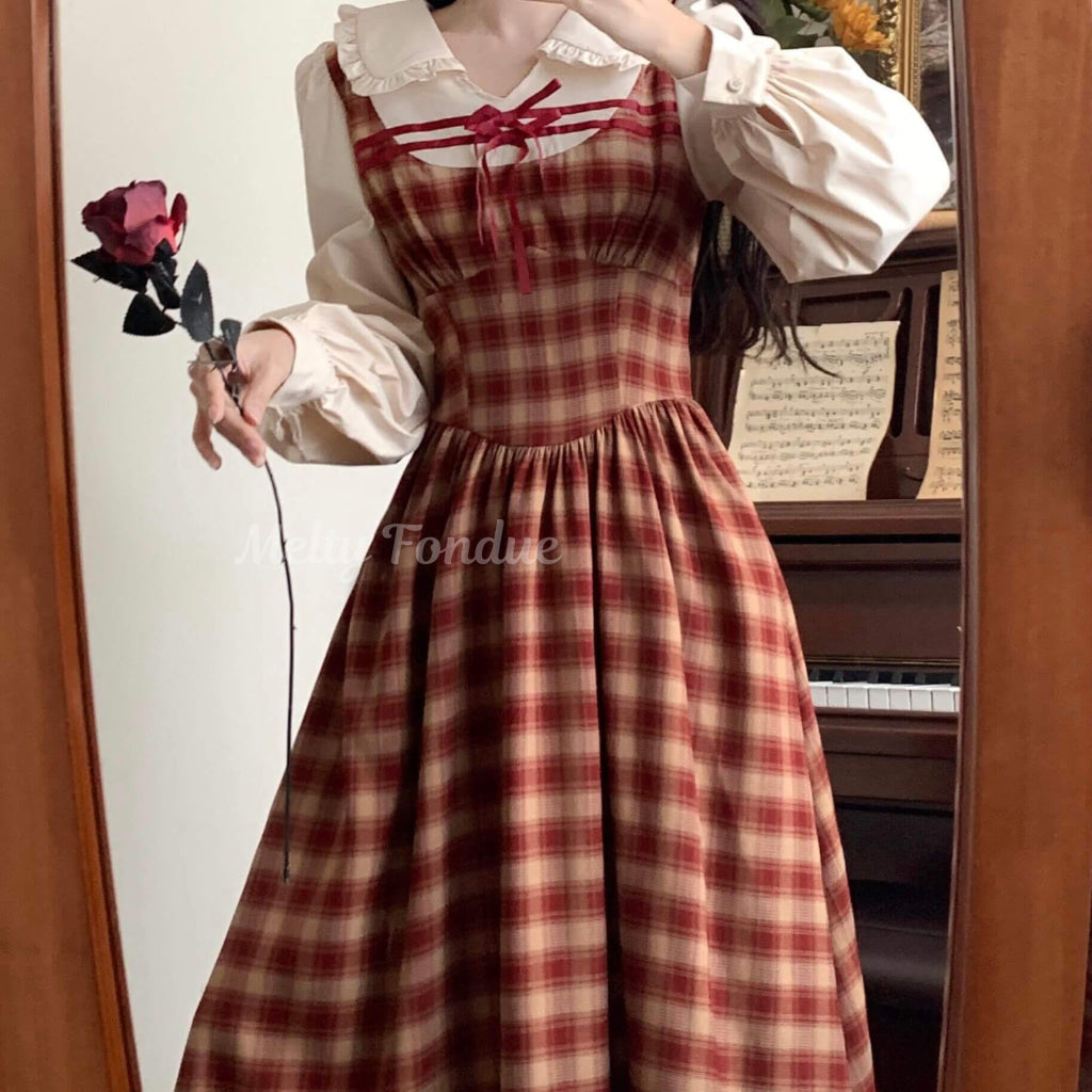 赤薔薇に立てる誓いワンピース