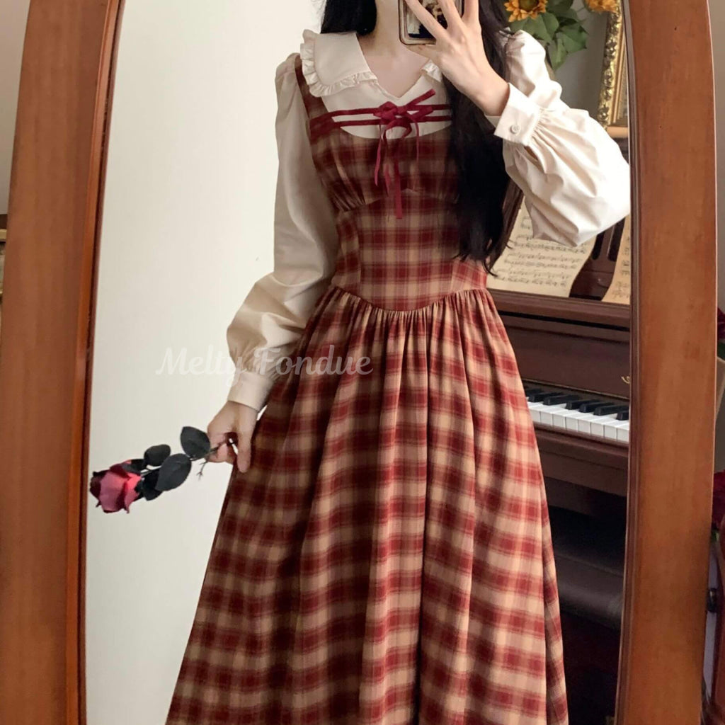 赤薔薇に立てる誓いワンピース