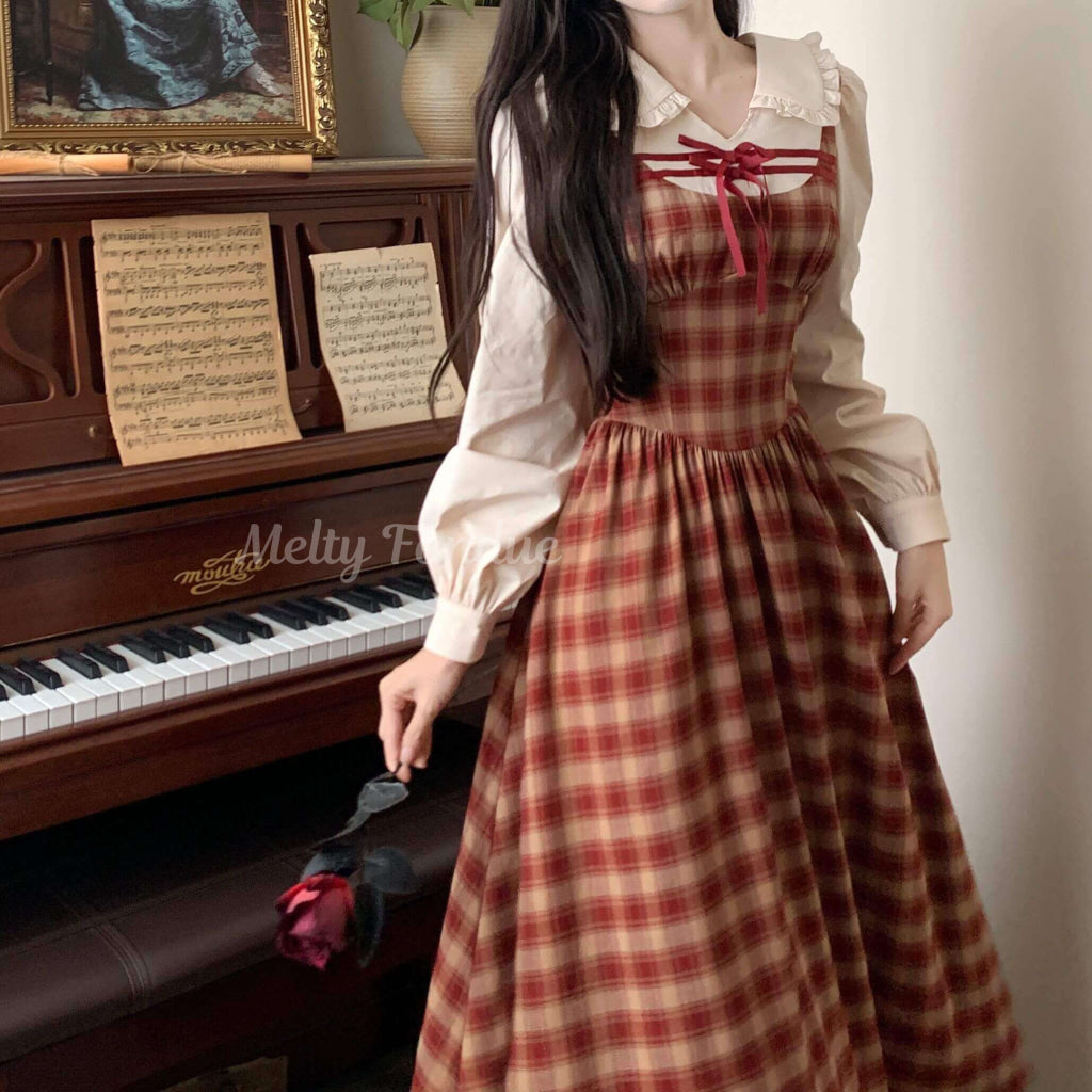 赤薔薇に立てる誓いワンピース