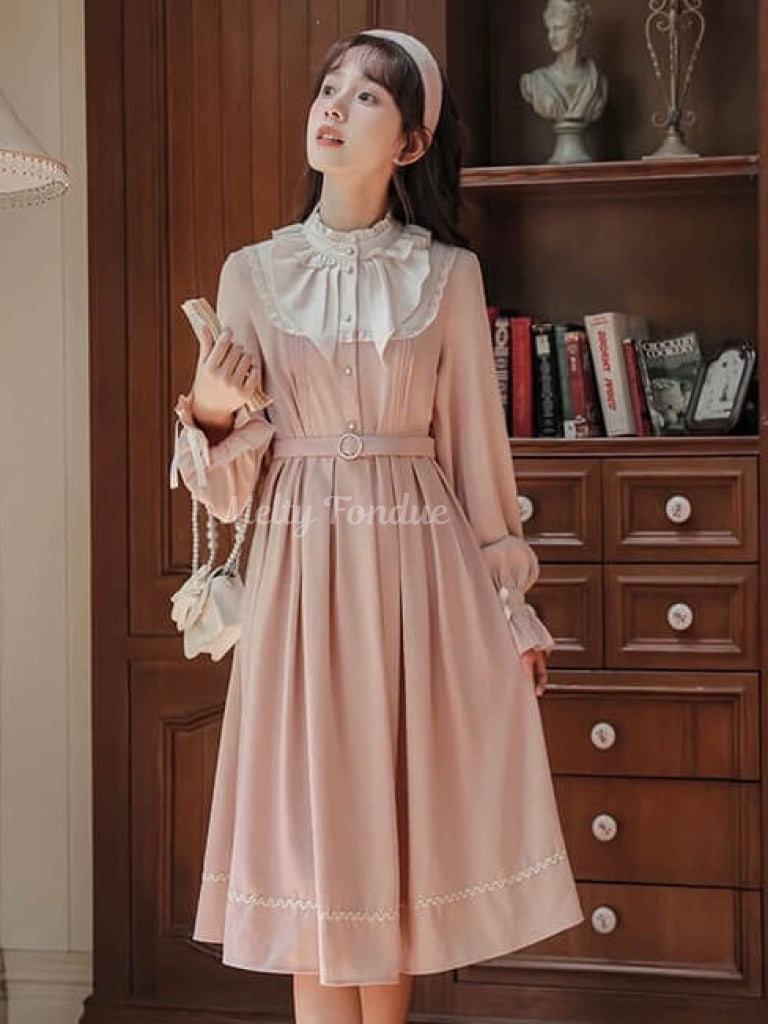 花香る桃色の恋心ワンピース