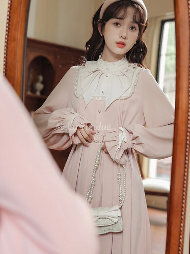 花香る桃色の恋心ワンピース