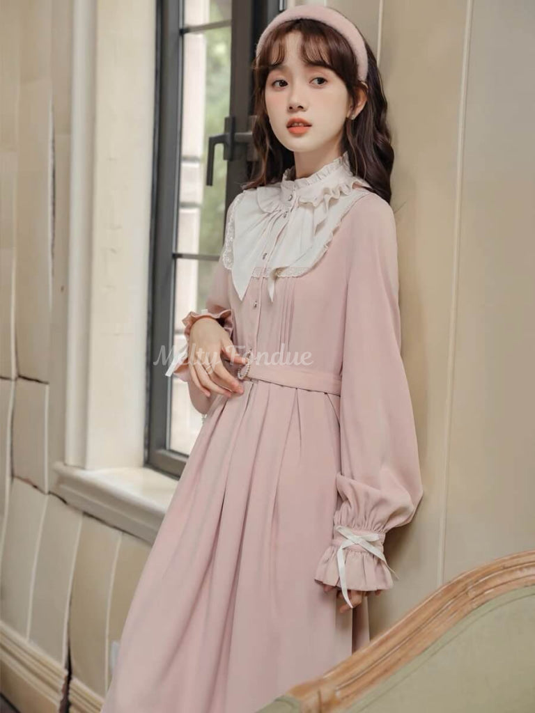 花香る桃色の恋心ワンピース