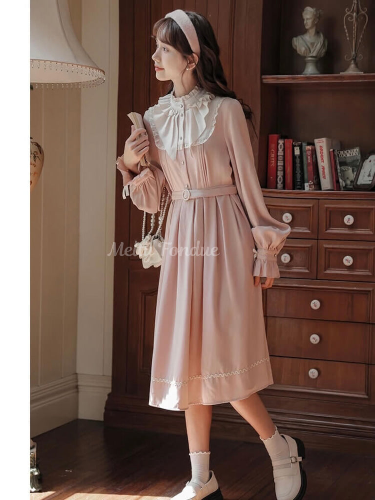 花香る桃色の恋心ワンピース