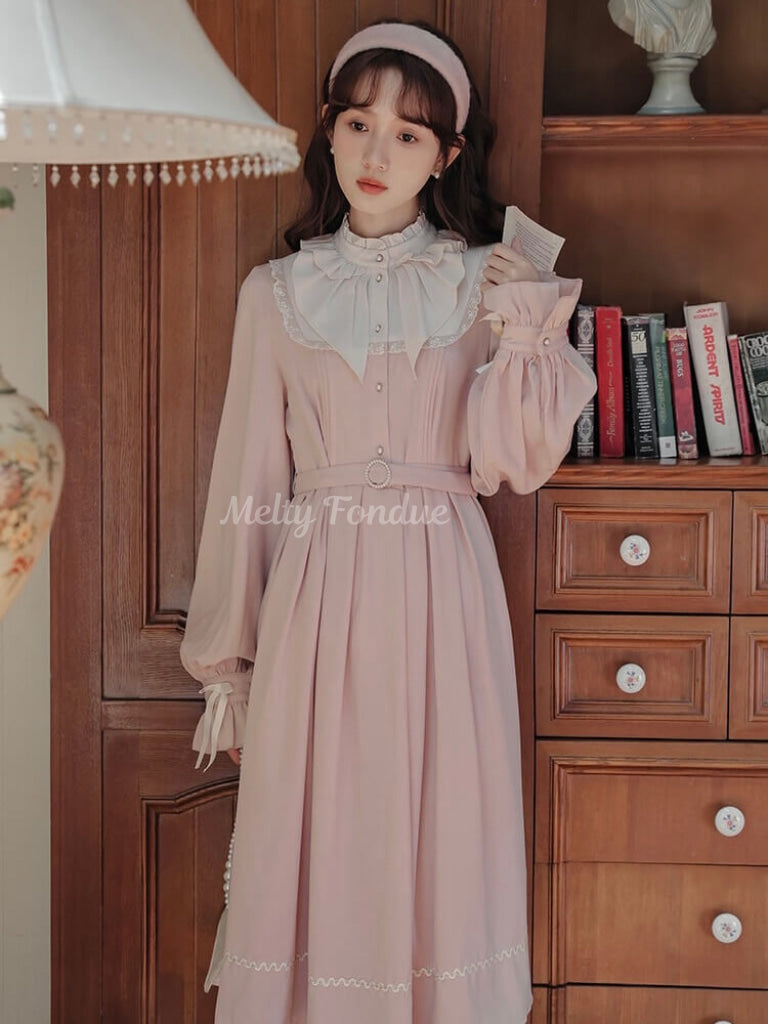 花香る桃色の恋心ワンピース