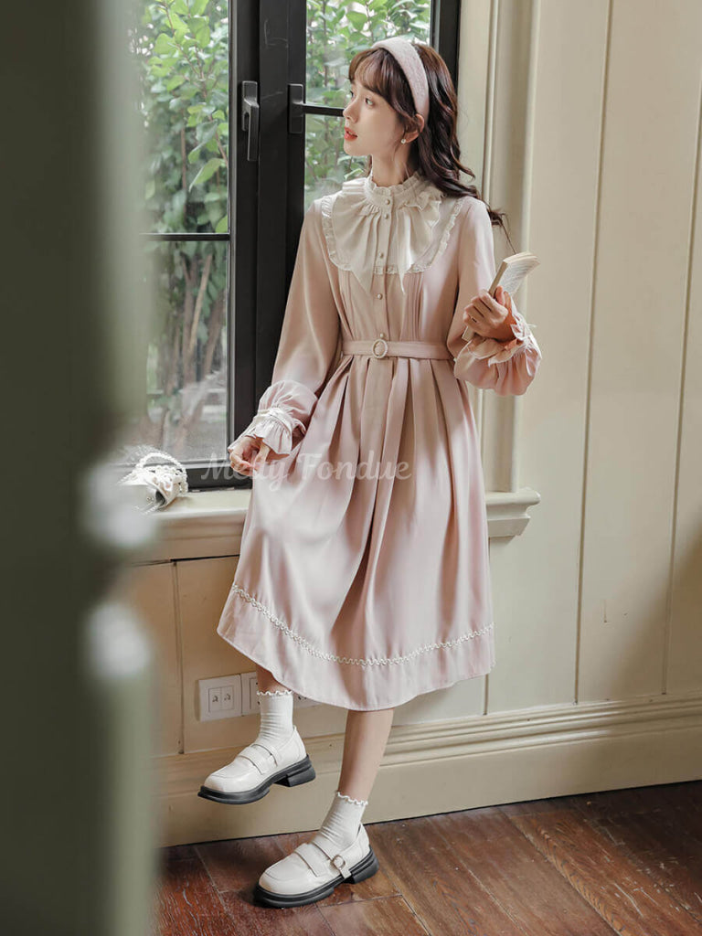 花香る桃色の恋心ワンピース