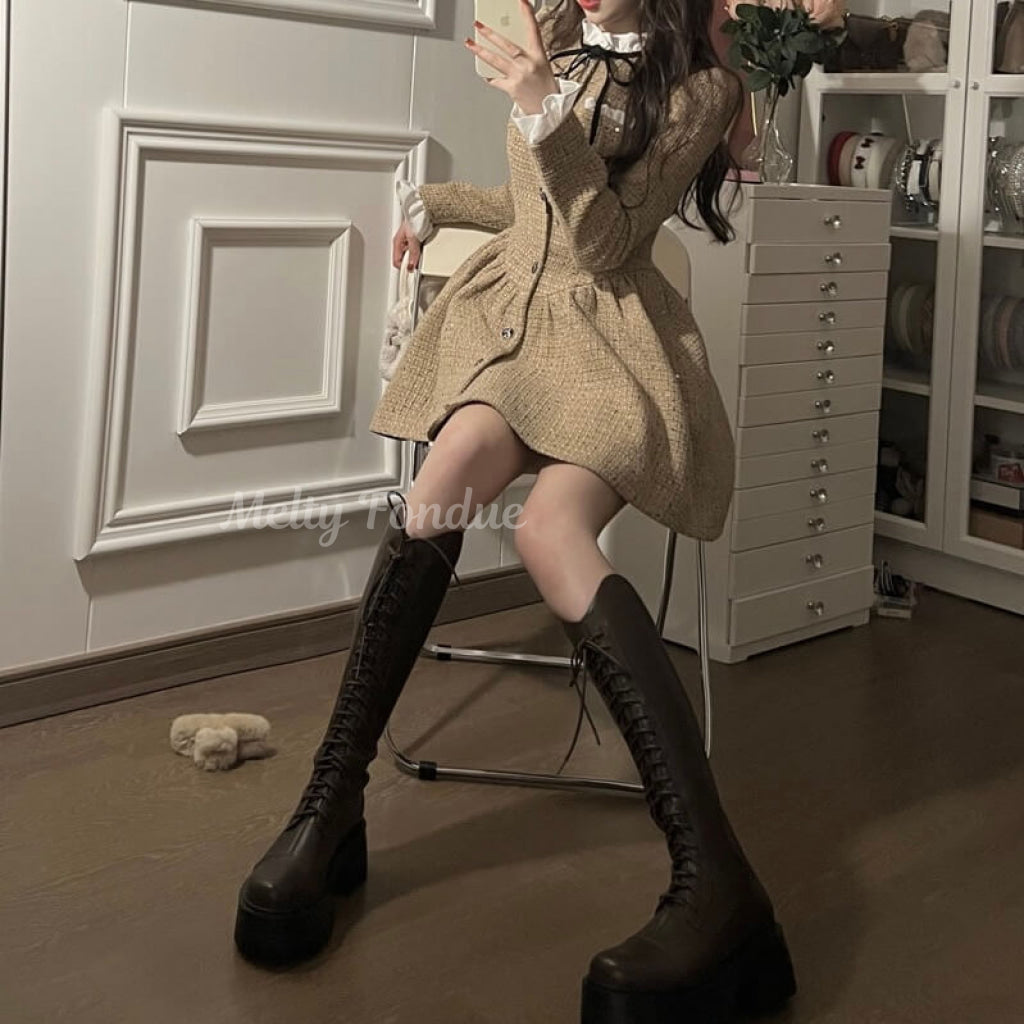 午後三時のカフェテリアワンピース