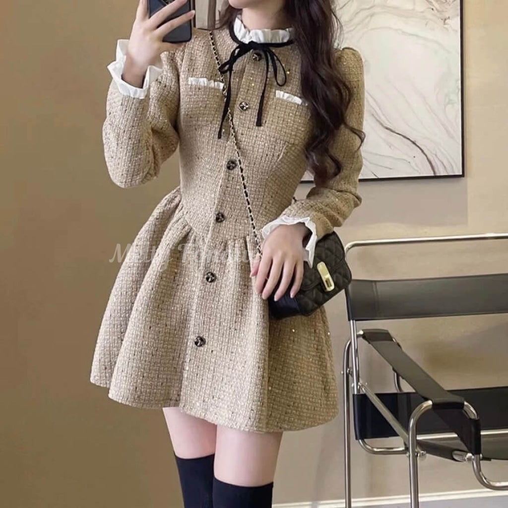 午後三時のカフェテリアワンピース