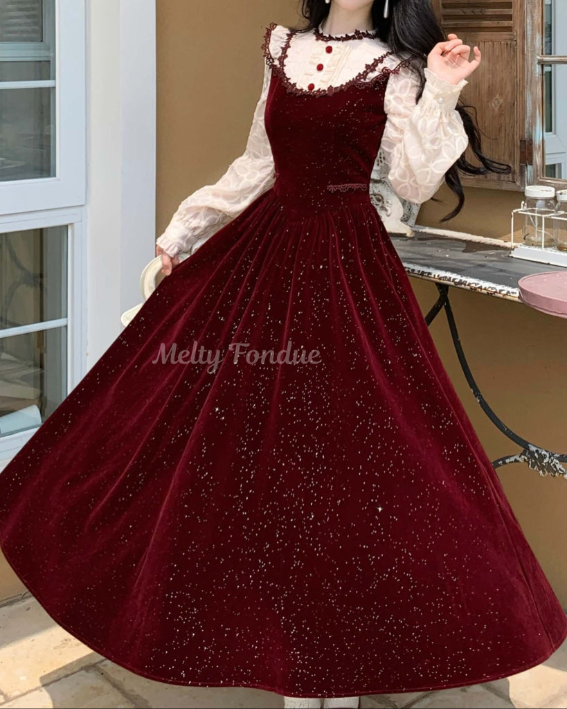 星降る夜の舞踏会ワンピース