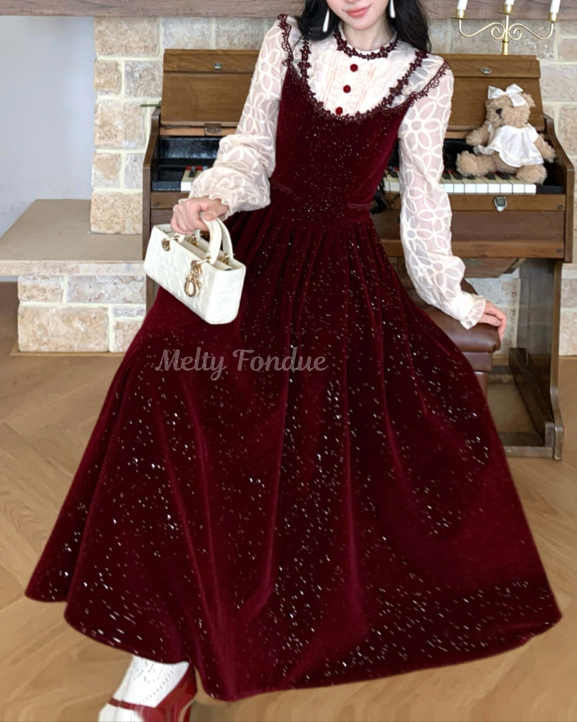 星降る夜の舞踏会ワンピース