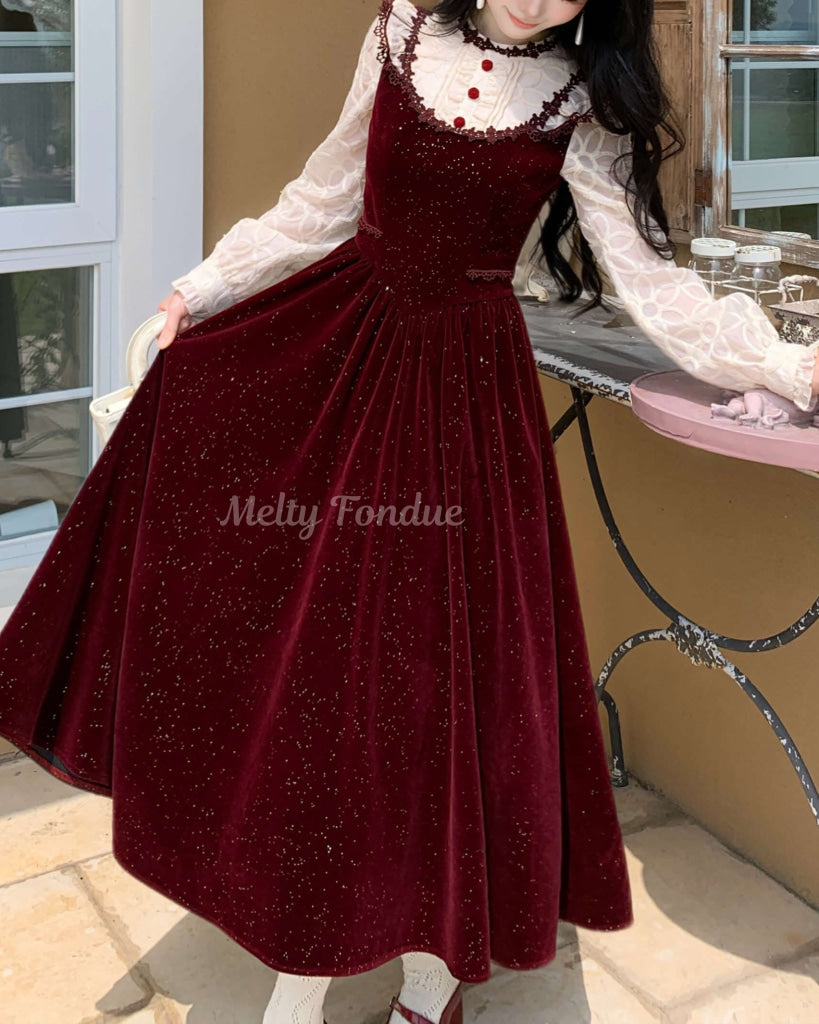 星降る夜の舞踏会ワンピース