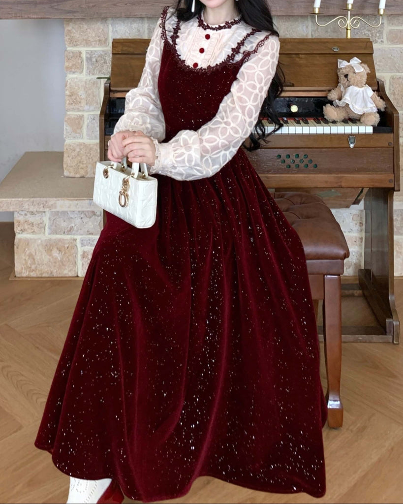 星降る夜の舞踏会ワンピース