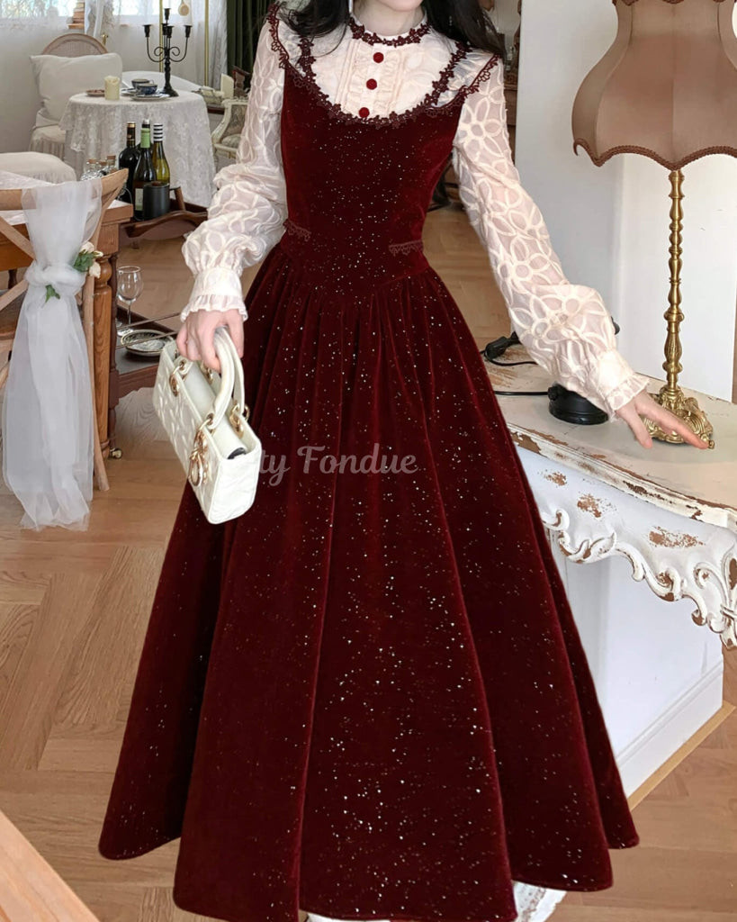 星降る夜の舞踏会ワンピース