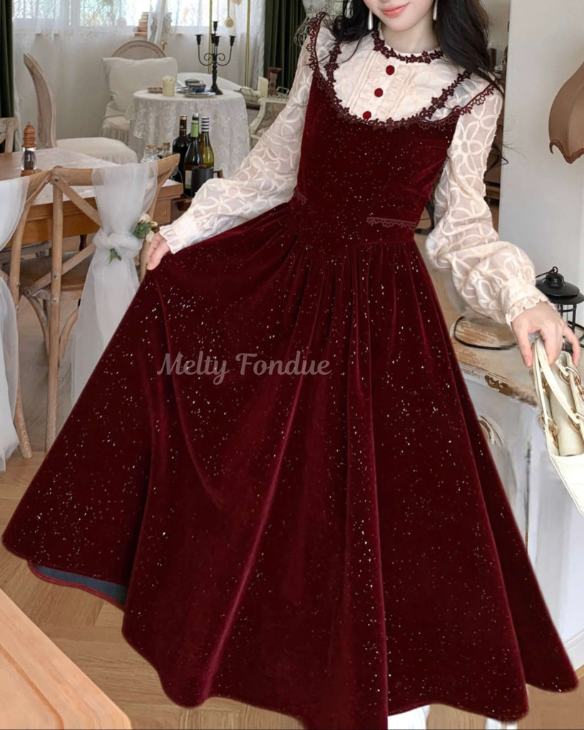 星降る夜の舞踏会ワンピース