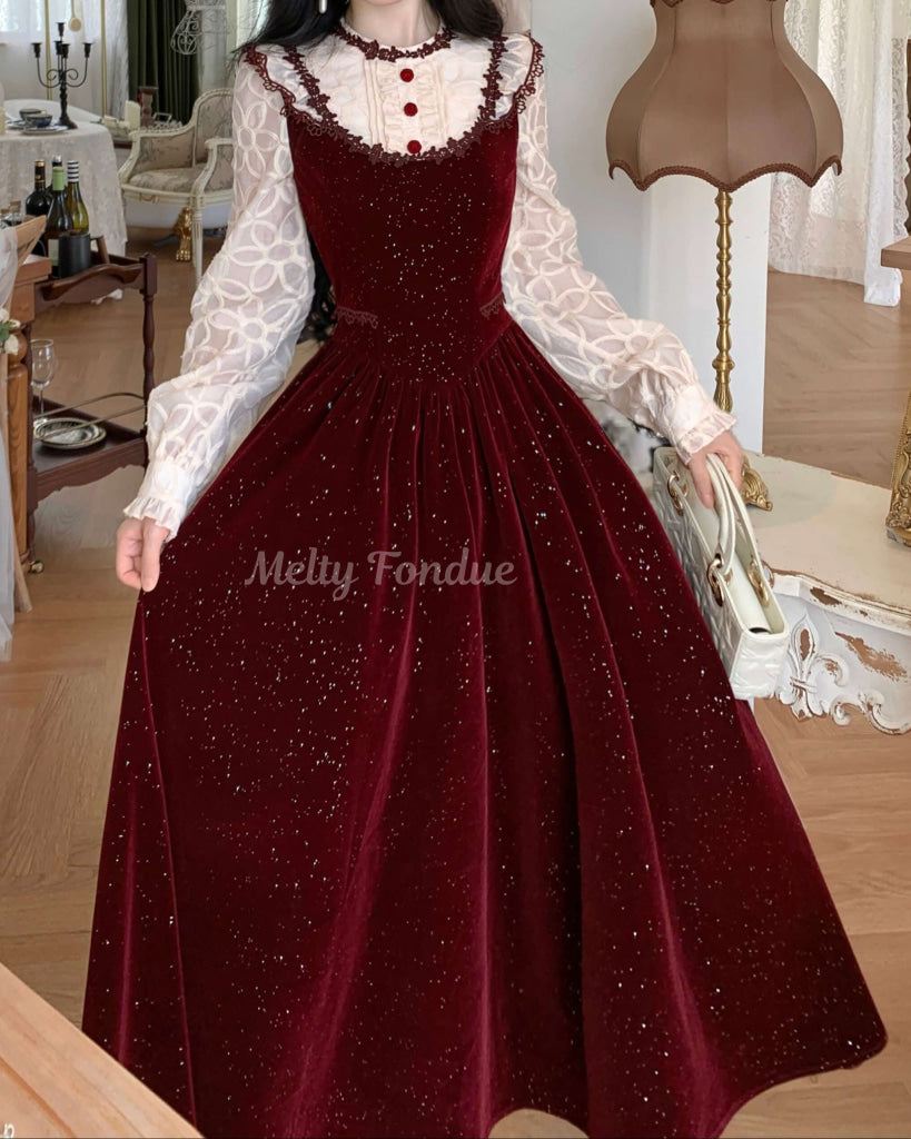 星降る夜の舞踏会ワンピース