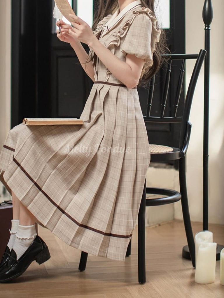 ワンピース POMME charm side ribbon onepiece POMME d'amour charm side ribbon onepiece